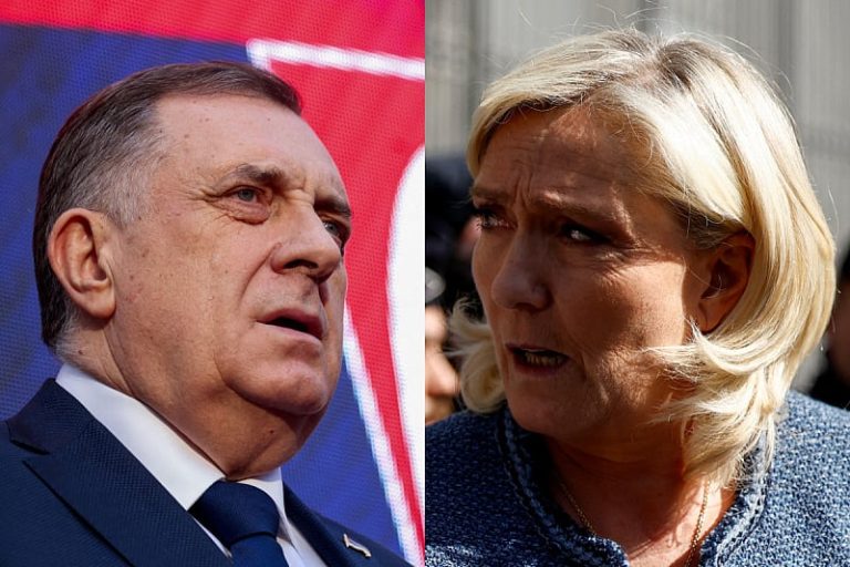 Dodik se sada uporedio s Le Pen, no za razliku od njega ona ne izbjegava državne institucije