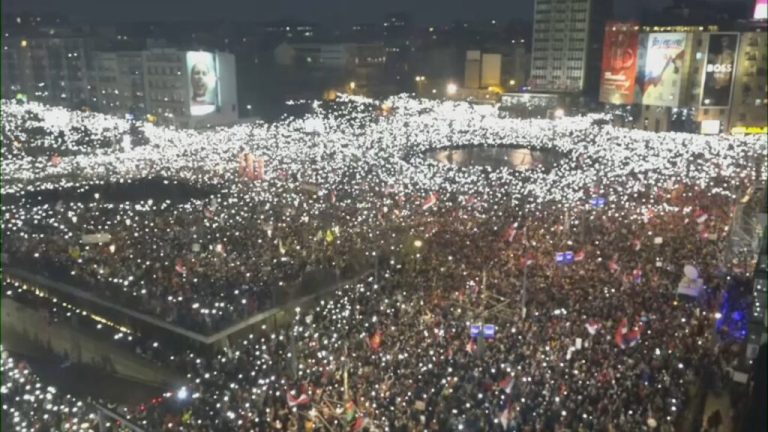 MUP Srbije: U Beogradu bilo oko 107.000 učesnika skupa