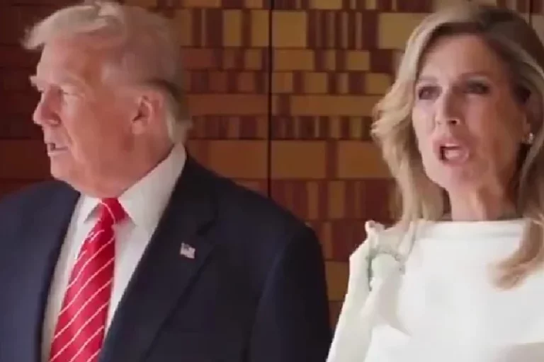 Snimak nizozemske kraljice i Donalda Trumpa naišao na niz reakcija: Da li je Maxima imitirala njegove grimase