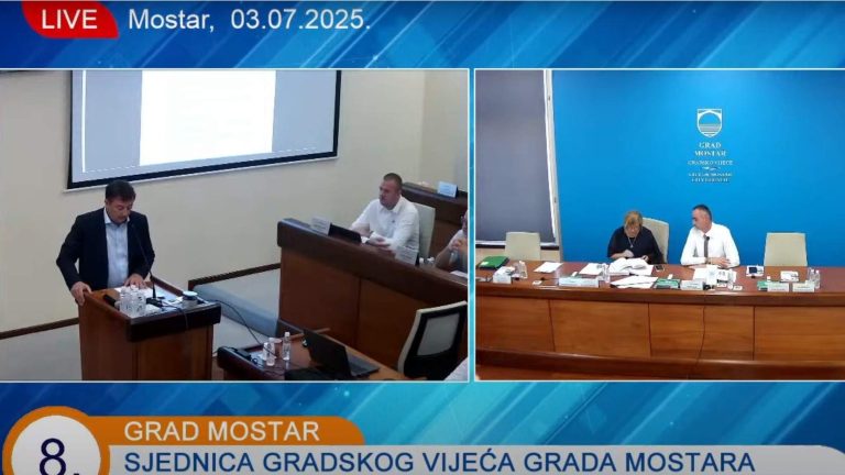 Performans Marija Kordića na sjednici Gradskog vijeća